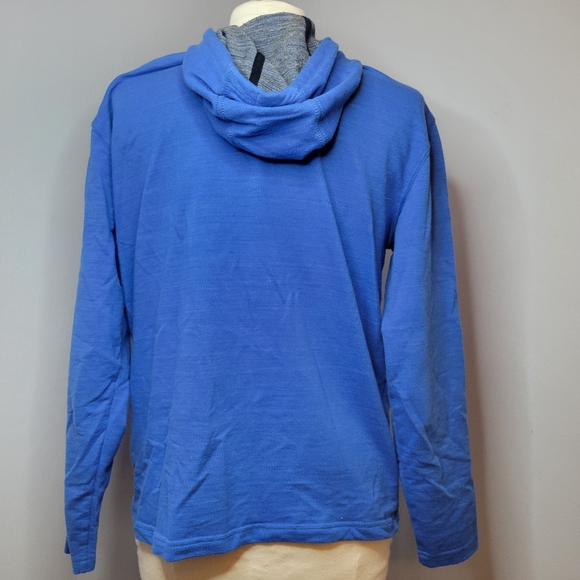Hurley Men's Small H2O-Dri Modern Pullover Hoody Signal Blue Grey Lined Soft - Picture 4 of 14
